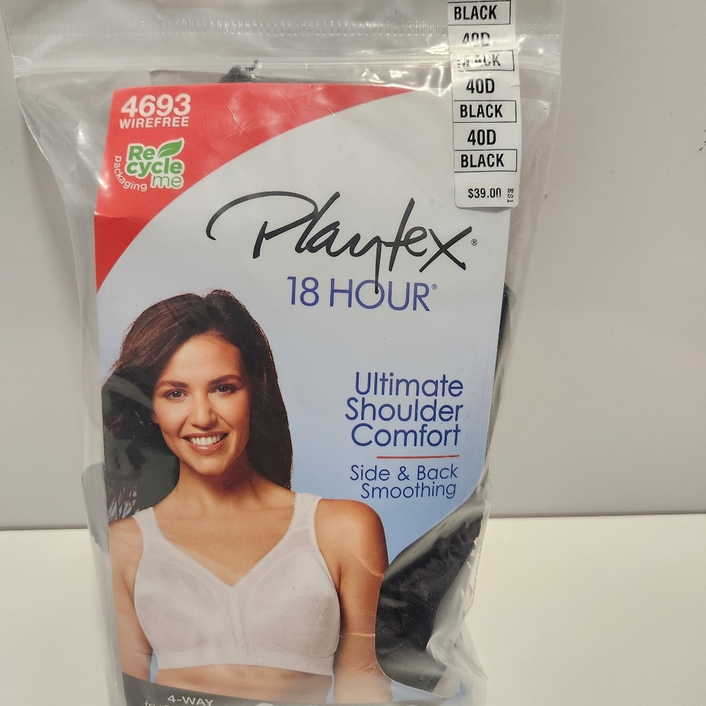 Platex 18hr Ultimate Should Comfort Bras 40D NEW